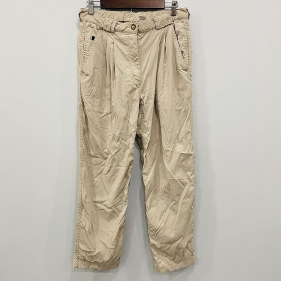 THE NORTH FACE L Beige Tekware Guide Gorpcore Cargo Pants Pockets Hiking Utility - Picture 1 of 16